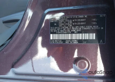 2017 Toyota Rav4 Xle from USA, damaged, VIN 2T3RFREV3HW641178